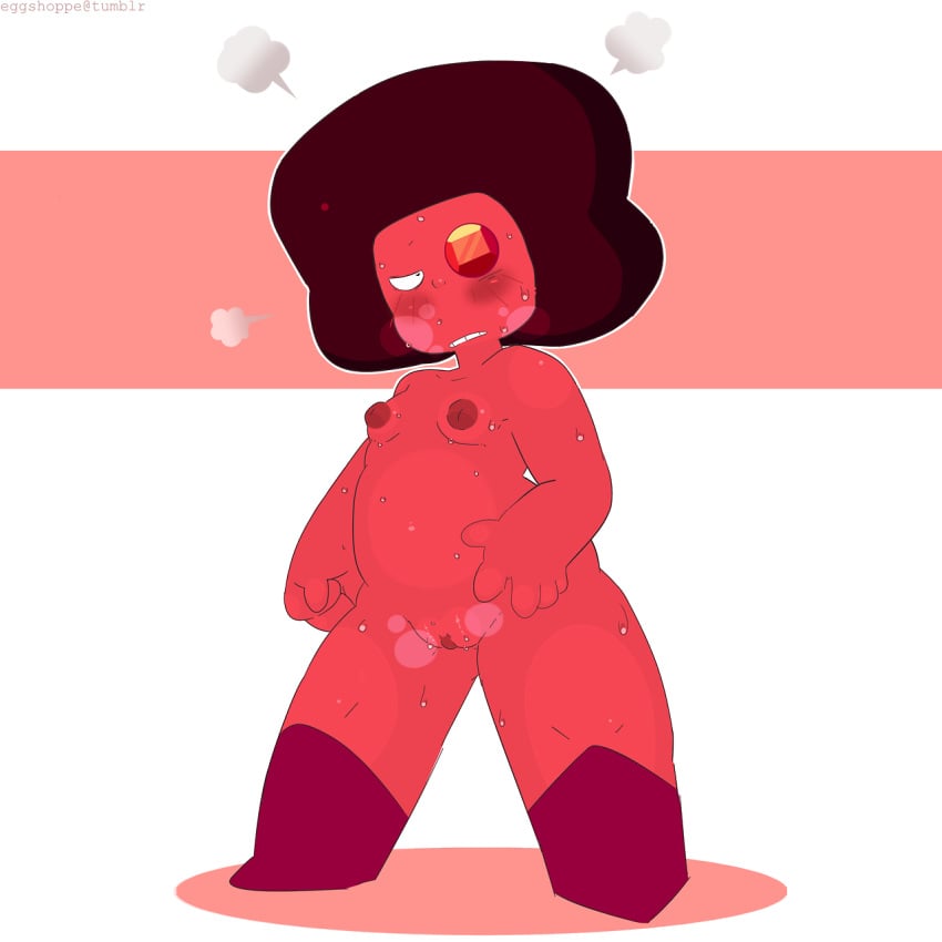 angry breasts eggshoppe pussy ruby_(gem_species) ruby_(steven_universe) ruby_eyeball steven_universe