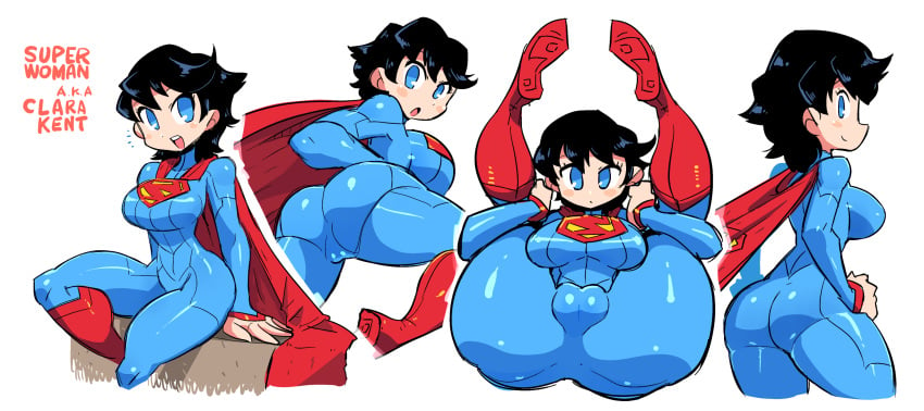 1girls ass big_ass big_breasts black_hair blue_eyes breasts cameltoe cape clara_kent collage crap-man dc dc_comics eye_contact female female_only from_behind_angle genderswap huge_breasts large_breasts legs legs_apart legs_held_open legs_up looking_at_viewer milf mother on_back png puffy_lips puffy_pussy rule_63 short_hair solo spread_legs standing superheroine superman superman_(series) superwoman thick_thighs twitter_username white_background