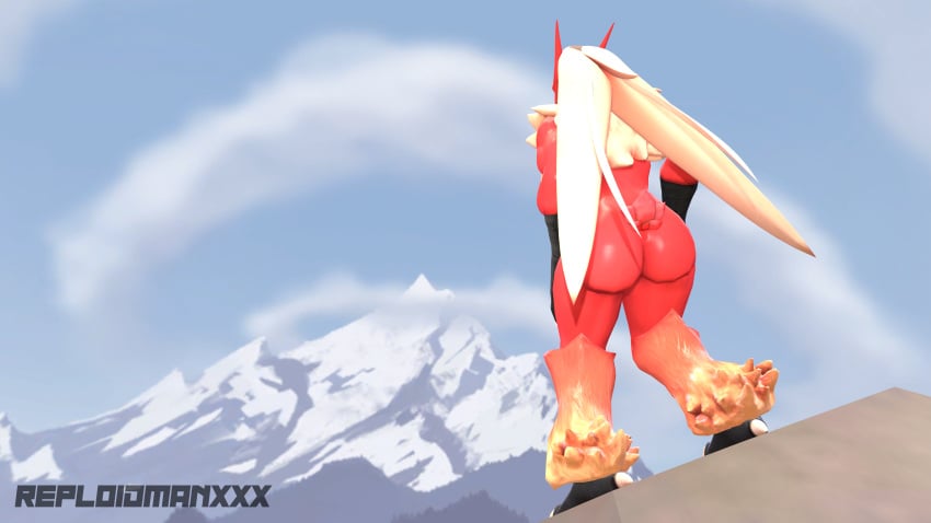 16:9 3d absurd_res anthro ass avian big_breasts big_butt bird blaze_(agitype01) blaziken breasts female hi_res humanoid looking_at_viewer mammal nintendo nude pokemon pokemon_(species) reploidmanxxx solo source_filmmaker thick_thighs video_games widescreen