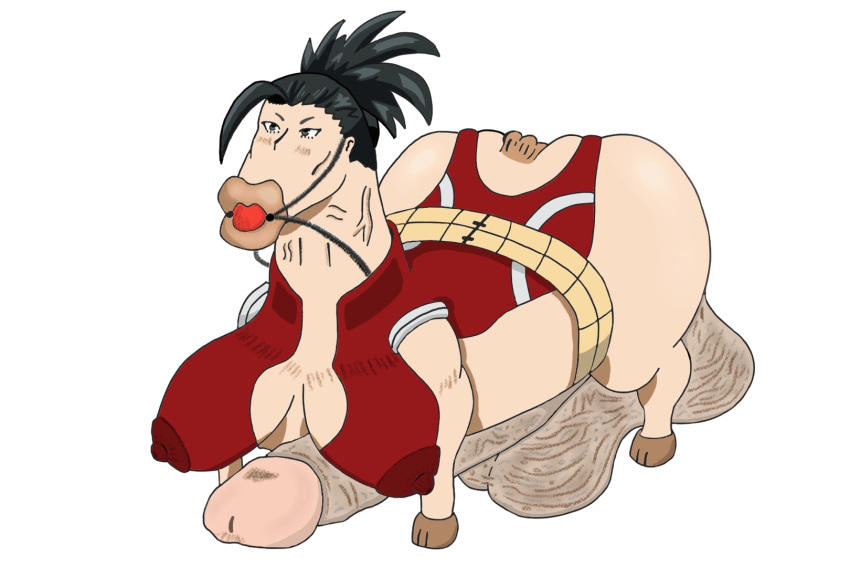 ball_gag dorse momo_yaoyorozu my_hero_academia penis queen's_stallion what