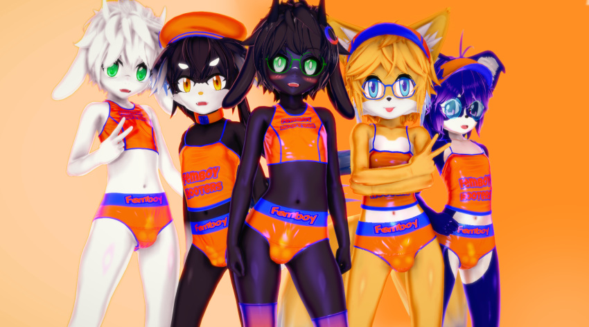 anthro asriel_dreemurr balls blush boss_monster bovid briefs bulge canid canine canis caprine clothed clothing collar deltarune domestic_dog eyewear femboy_hooters fox fur fusion fusionxglave genitals girly glasses goat group hair hat headgear headwear hi_res hooters hooters_uniform horn hybrid klonoa klonoa_(series) koala looking_at_viewer male mammal marsupial midriff penis pinup pose ralsei shirt simple_background smile sonic_(series) sonic_the_hedgehog_(series) standing tails tank_top topwear undertale underwear video_games vombatiform wolf young