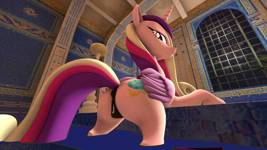 2020 2020s alicorn bedroom_eyes equid female furry horn horse my_little_pony my_little_pony_friendship_is_magic mylittleponynudes pony pool posing princess_cadance_(mlp) pussy sfm sfmporn_(artist) source_filmmaker swimming_pool water wings