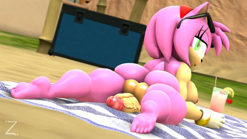 Amy Rose (Sega) Rule 34 Image