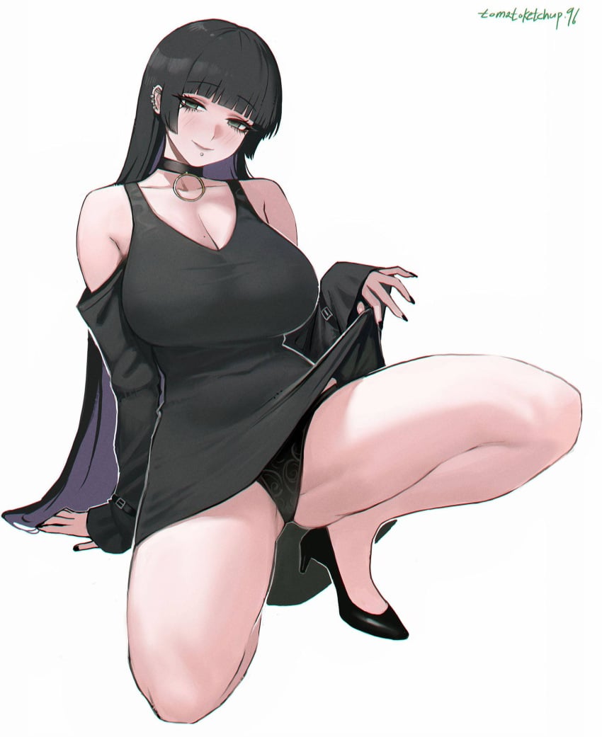1girls 2d 2d_(artwork) 2d_artwork absurdly_long_hair adult adult_female alternate_version alternate_version_at_source alternate_version_available alternative_version alternative_version_available anime anime_character arm_support asian asian_female asian_girl background bare_calves bare_knees bare_legs bare_shoulders bare_skin bare_thighs black-haired_female black_choker black_clothes black_dress black_eyebrows black_fingernails black_footwear black_hair black_high_heels black_nail_polish black_nails black_outfit black_panties black_shoes black_sleeves black_thong black_topwear black_underwear blank_background blunt_bangs bocchi_the_rock! breasts calves choker cleavage clothes cloverworks collarbone colored_inner_hair dark_hair digital digital_art digital_drawing digital_drawing_(artwork) digital_media digital_media_(artwork) drawing dress ear_piercing ear_piercings exposed_legs exposed_shoulders exposed_skin exposed_thighs eye-level_view eyebrows_visible_through_hair face_piercing face_piercings facial_piercing fanart female female_focus female_only fingernails fingers footwear from_front front_view full_body full_body_view goth goth_mommy green-eyed_female green_eyes groin groin_tendon head_tilt high_heels hourglass_figure inner_thighs japanese japanese_female japanese_girl knees lace_panties lace_thong lace_underwear laced_panties laced_underwear large_breasts lean_figure legs legs_apart legs_spread lip_gloss lip_piercing lips lipstick long_hair looking_at_viewer manga_character mature mature_female monotone_background more_at_source mouth_piercing multicolored_hair multiple_piercings nail_polish nails narrow_waist one_color_background outfit pa-san panties pierced_ear pierced_ears pierced_lip piercing piercings pink_lips pink_lipstick plain_background portrait purple-haired_female purple_hair ring_piercing shoes shoulders skirt skirt_aside skirt_lift skirt_pull sleeves slender_body slender_waist slim_female slim_waist solid_color_background solo split-color_hair spread_legs spreading_legs spreading_thighs thick_thighs thighs thong tilted_head tomatoketchup96 topwear two-tone_hair two_tone_hair underwear very_long_hair very_long_hair_female white_background wide_hips