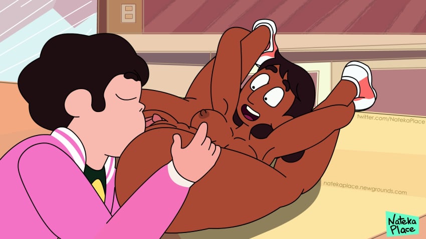 1boy 1boy1girl 1girls brown_hair connie_maheswaran cunnilingus dark-skinned_female dark_skin home indian interracial large_ass masturbation nateka_place nude oral pale-skinned_male pale_skin parody pussy_lick spread_legs steven_quartz_universe steven_universe tagme teenager