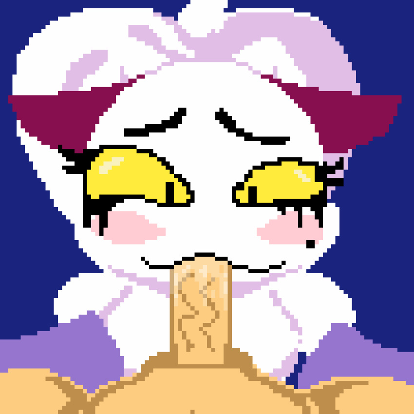 animal_crossing animated anthro blowjob cum cum_in_mouth cum_inside cum_on_face feline fellatio gif nintendo olivia_(animal_crossing) oral oral_sex pixel_art pixelpunk808 starit tagme