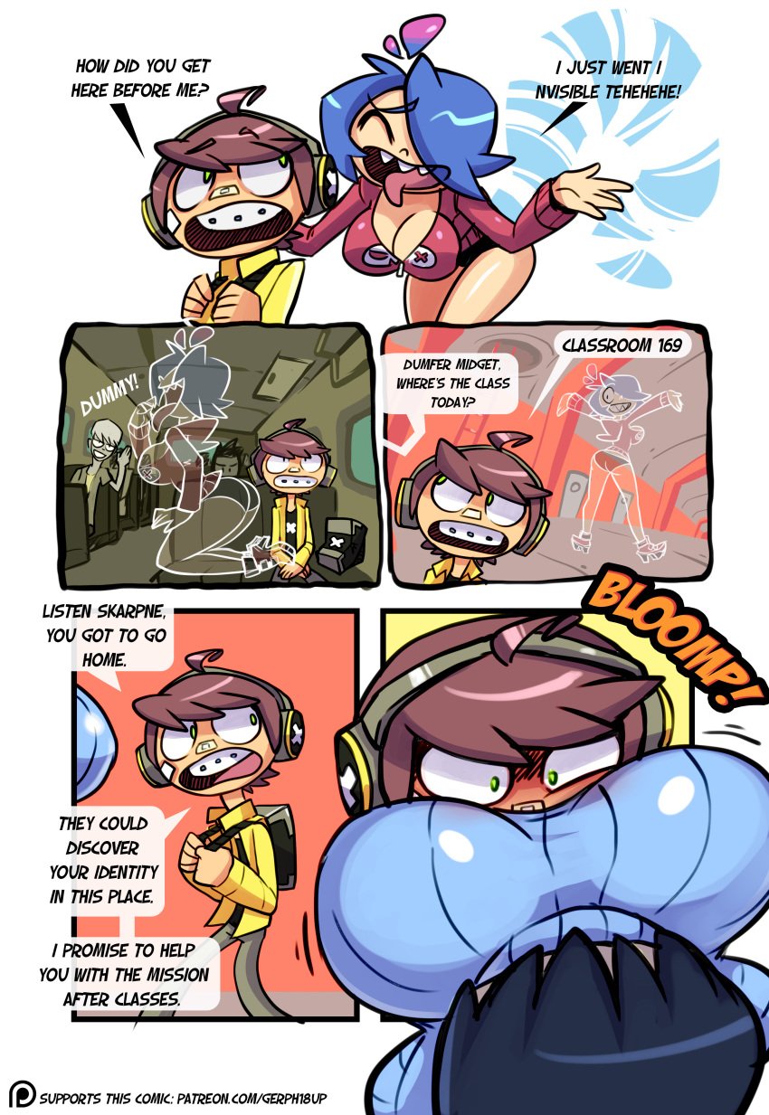 chapter_2_milk_cow comic dumfer_(skarp_world) eclair_(skarp_world) gerph high_quality skarp_world skarpne_(skarp_world)