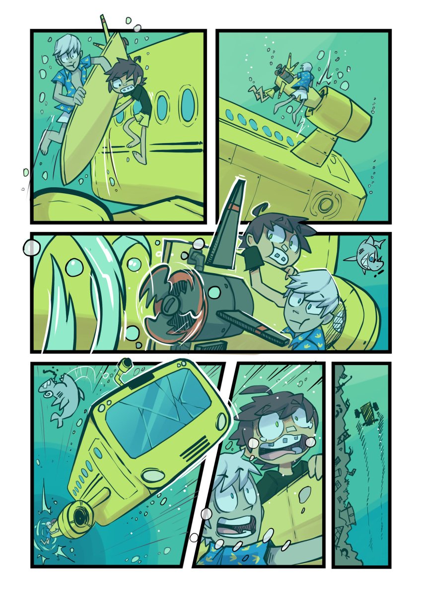 chapter_4_20,000_loads_under_sea comic dumfer_(skarp_world) gerph high_quality skarp_world trece_(skarp_world)