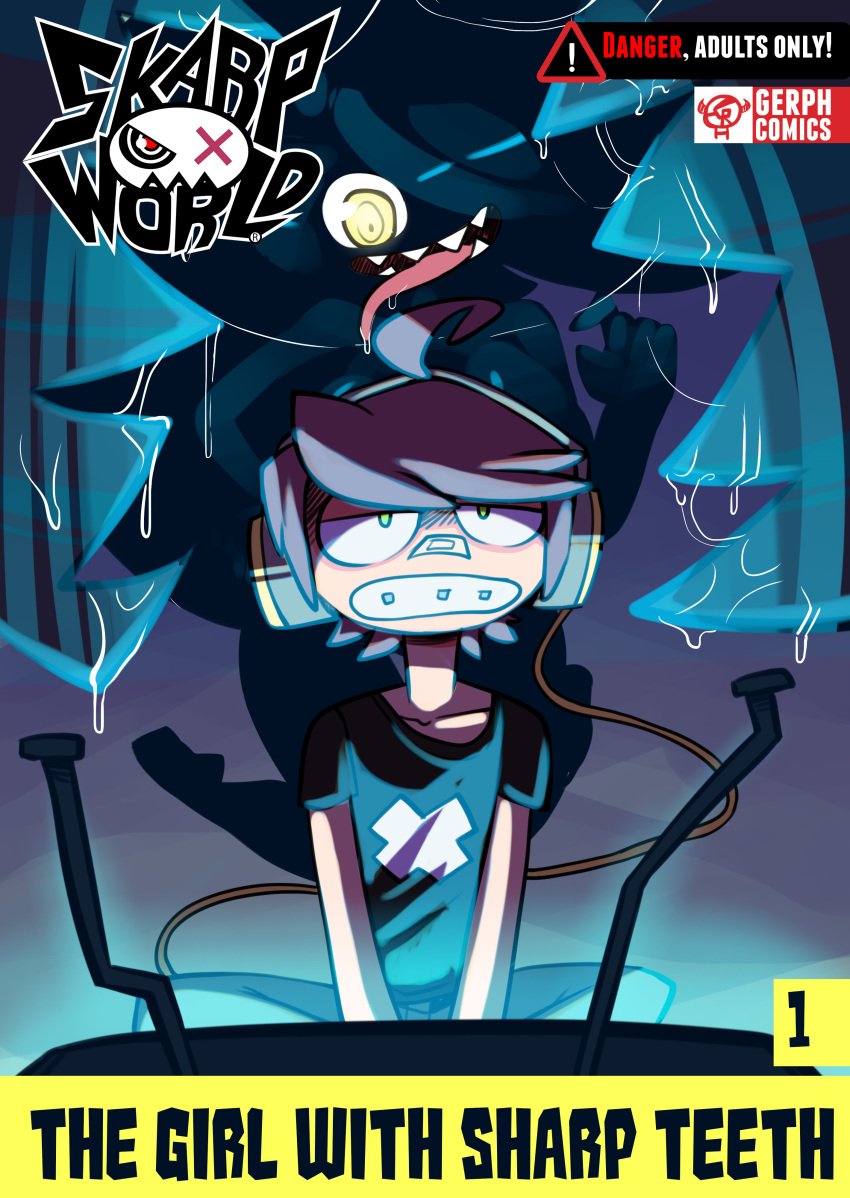 chapter_1 chapter_1_the_girl_with_sharp_teeth comic dumfer_(skarp_world) gerph high_quality skarp_world skarpne_(skarp_world)