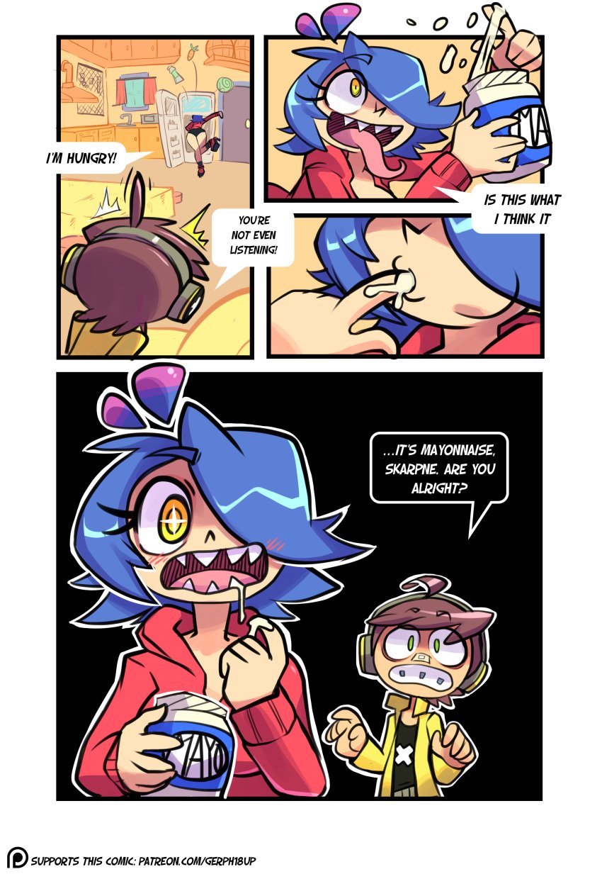 chapter_2_milk_cow comic dumfer_(skarp_world) gerph high_quality skarp_world skarpne_(skarp_world)