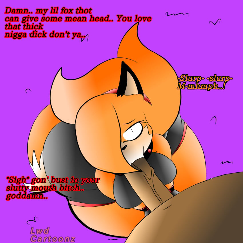 big_ass big_butt big_penis blowjob bubble_ass bubble_butt clothed clothing collar crop_top dominant_human dominant_male fat_ass fellatio fox fully_clothed furry huge_ass huge_cock long_penis looking_at_viewer looking_up lwd_cartoonz on_knees oral oral_sex original_character pov sabrina_fang short_shorts shorts shortstack sucking thick_ass thick_legs thick_thighs tight_clothing vein veiny_penis