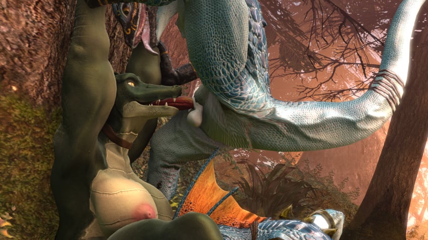 16:9 1girls 3d 3d_(artwork) 4_toes 5_fingers anthro balls bound bound_wrists breasts choker clawed_toes crocodile crocodilian crocodylid cunnilingus domination female fingers forced forced_oral genitals group hi_res jewelry lizard lizardman lizardman_(warhammer_fantasy) male male_domination muscular muscular_female necklace nervous nude open_mouth oral oral_penetration penetration penis reptile saurus scalie sex skink skink_(warhammer_fantasy) straight teeth_showing toes vaginal_penetration warhammer_(franchise) warhammer_fantasy widescreen