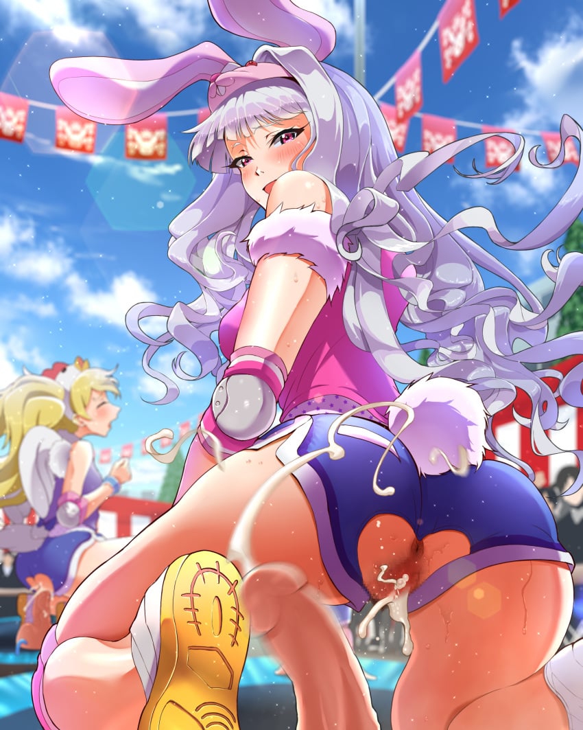 animal_ears anus ass censored cum emily_stewart idolmaster idolmaster_million_live! kilesha kirewisha penis pussy sex shijou_takane tagme the_idolm@ster