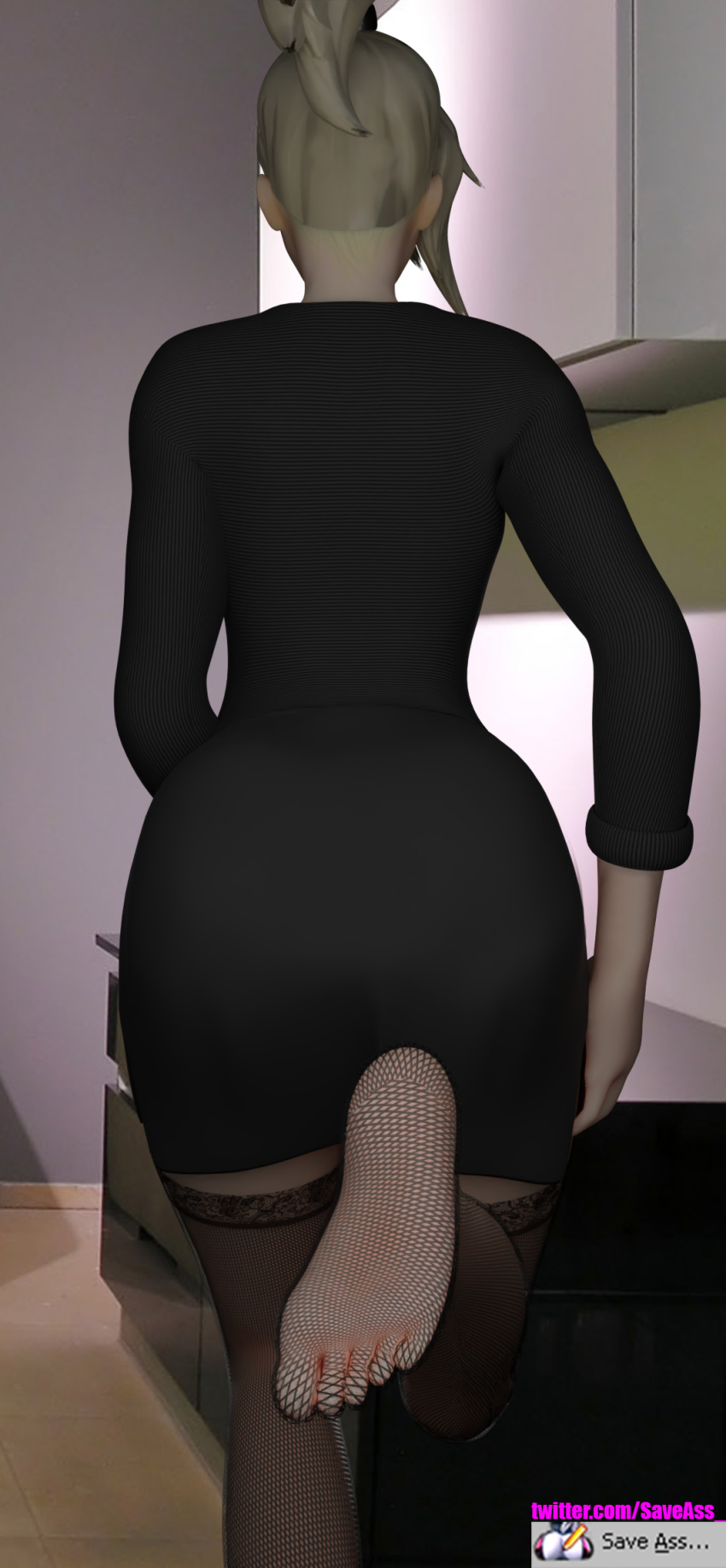 3d feet female_only fishnets mercy office overwatch pantyhose saveass_ solo_female tagme