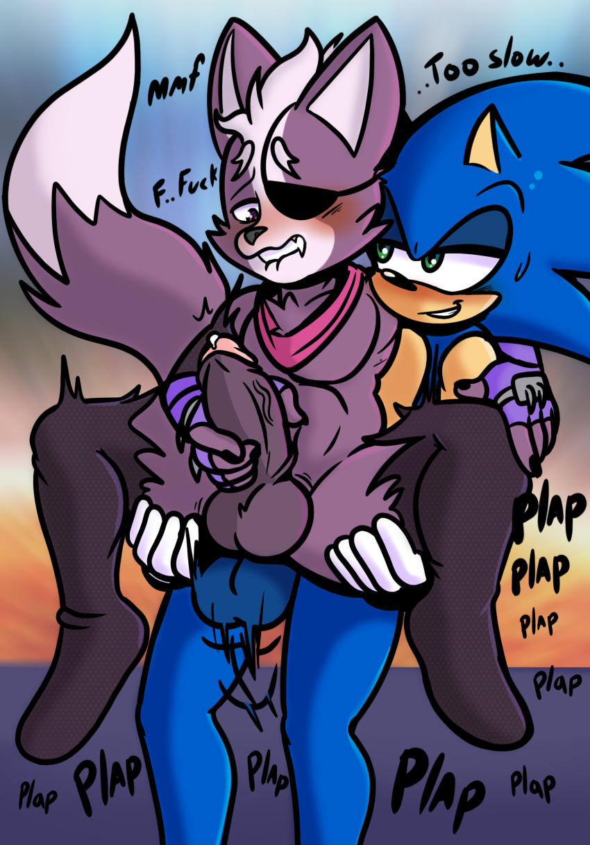 blush canid canine canis duo eulipotyphlan final_destination genitals hedgehog hi_res male male/male mammal nintendo penis sex sonic_(series) sonic_the_hedgehog sonic_the_hedgehog_(series) star_fox super_smash_bros. taillove_(artist) video_games wolf wolf_o'donnell