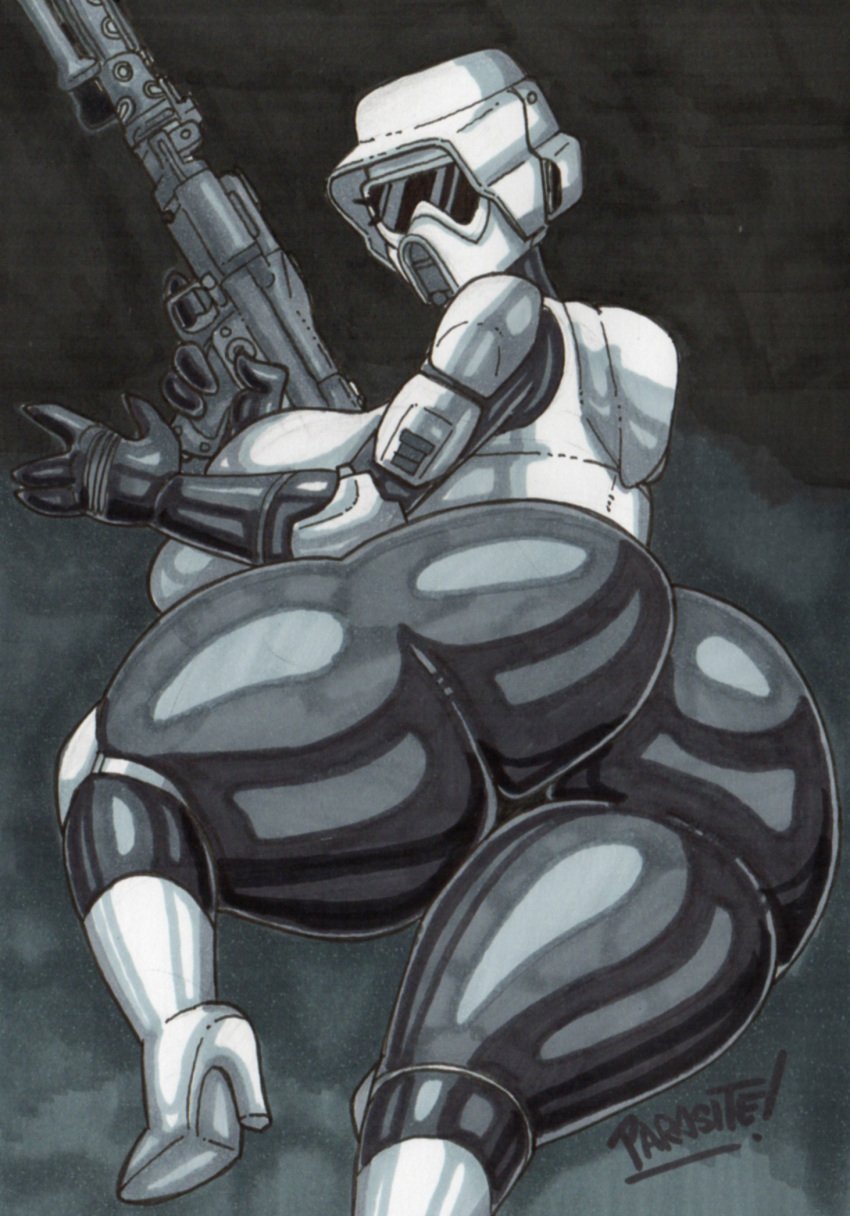 1girls 2024 4_fingers abstract_background absurd_res armor artist_name ass big_ass big_breasts big_butt breasts bubble_ass bubble_butt busty child_bearing_hips curvaceous curvy curvy_body curvy_female curvy_figure dat_ass dlt-19d_heavy_blaster_rifle dumptruck_ass enormous_ass enormous_breasts enormous_butt female female_focus female_only gigantic_ass gigantic_breasts gigantic_butt gun hi_res high_heel_boots holding_gun holding_weapon huge_ass huge_breasts huge_butt huge_hips huge_thighs large_ass large_breasts large_butt looking_at_viewer looking_back looking_back_at_viewer marker_(artwork) massive_ass massive_breasts massive_butt parasitedeath pencil_(artwork) round_ass round_butt scout_trooper signature solo solo_focus star_wars thick_ass thick_butt thick_thighs thunder_thighs traditional_media_(artwork) voluptuous voluptuous_female weapon wide_hipped_female wide_hips