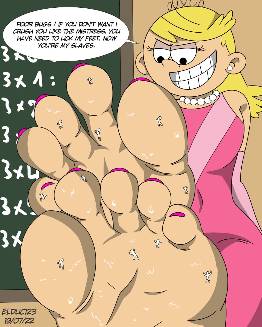 absurdres cringe foot_fetish highres lola_loud nickelodeon non-web_source tagme the_loud_house