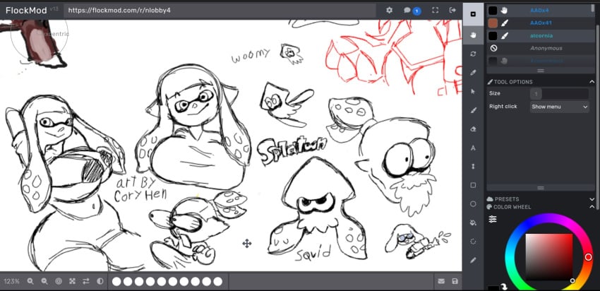 breasts cap'n_cuttlefish coryhen_(artist) doodle inkling inkling_boy inkling_girl inkling_squid splatoon squid