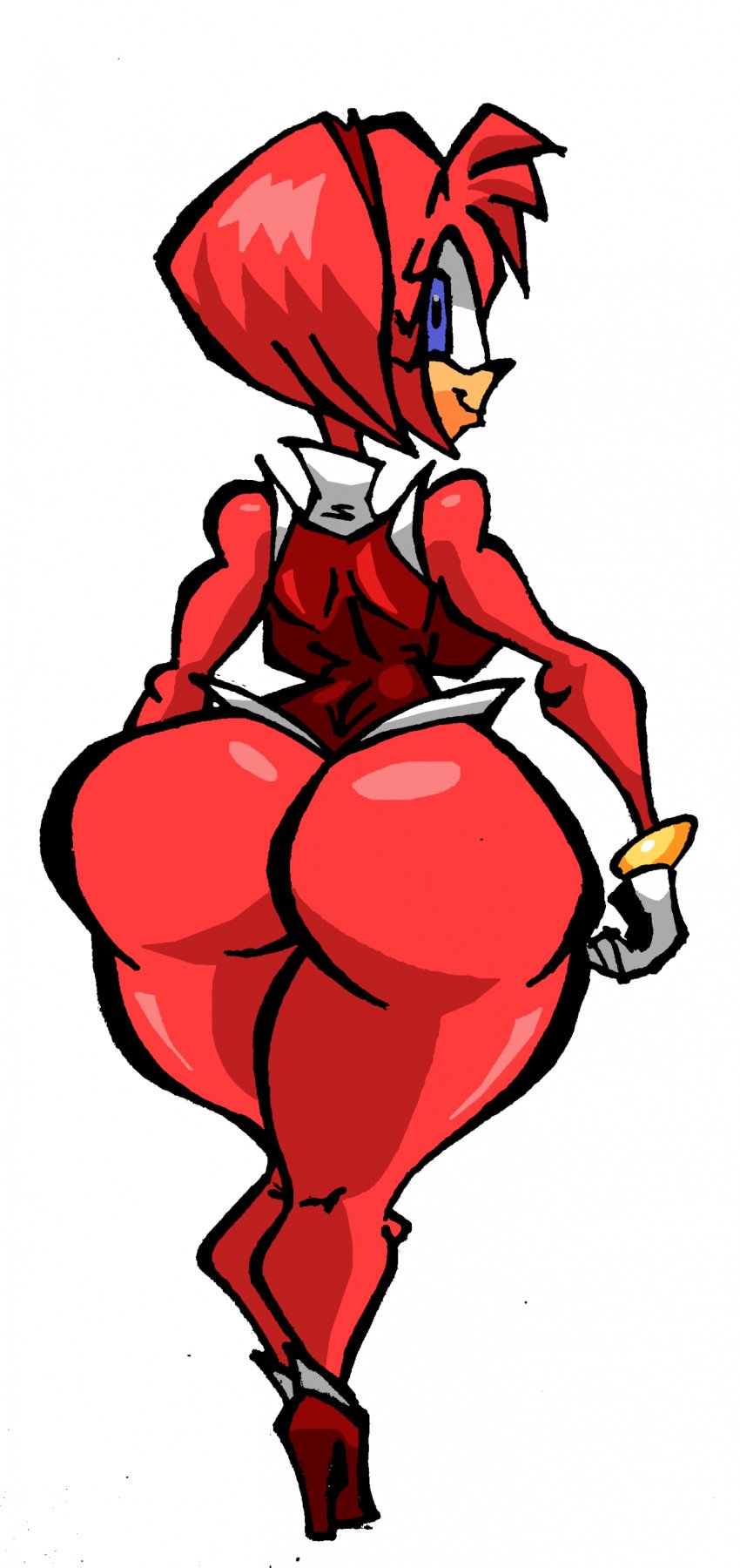 amy_rose big_ass female furry sabs3 sega sonic_(series)