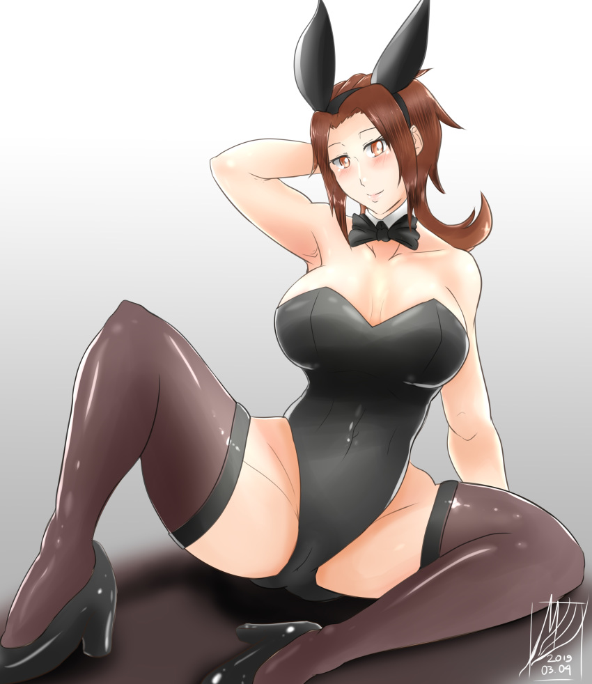 bunny_girl bunnysuit chomesuke d.gray-man megurion