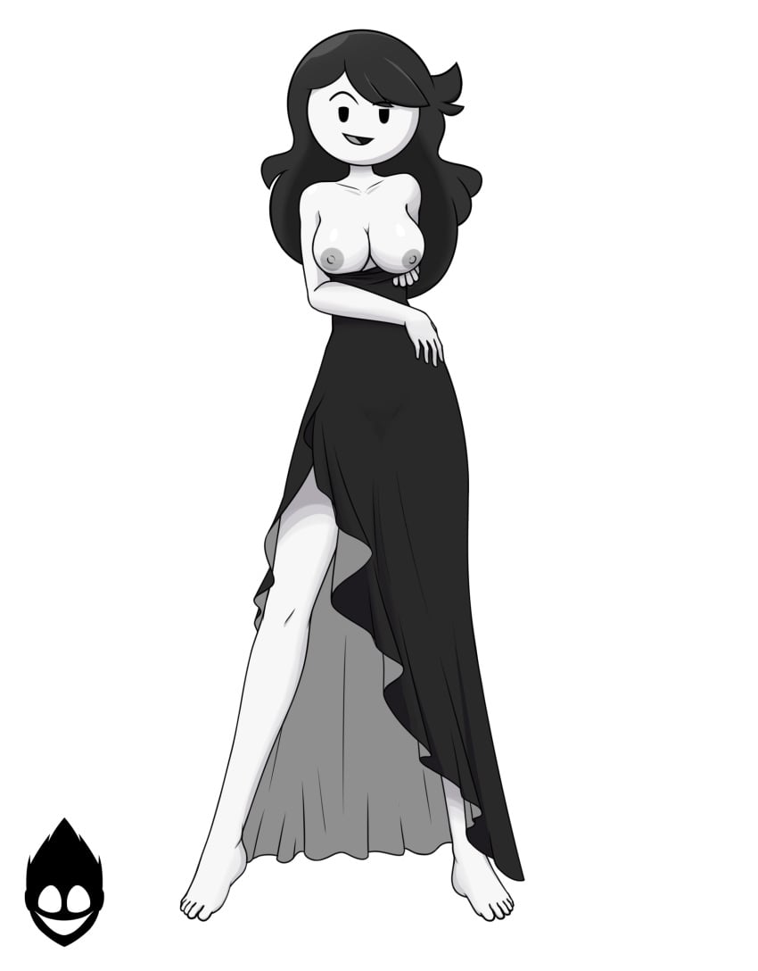 breasts dress dress_down female female_only fenix31_(artist) jaiden_animations jaidens_mom tagme undressing youtube