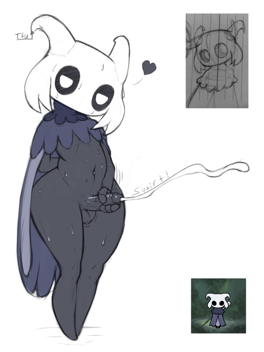 adorable adorable_face arthropod bodily_fluids cum cumshot cute cute_boy cute_clothing cute_expression cute_eyes cute_face cute_male ejaculation genital_fluids hi_res hollow_knight insects male male_only masturbation renabu spoken_heart team_cherry tsu_(renabu) very_cute vessel_(species) video_games