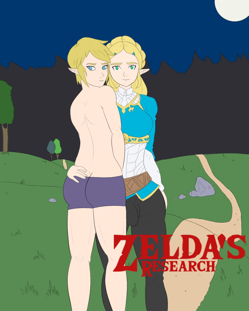 1boy 1futa breath_of_the_wild futa_with_male futanari link link_(breath_of_the_wild) male princess_zelda rolovo the_legend_of_zelda zelda_(breath_of_the_wild)