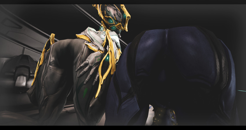 3d 3d_(artwork) 3d_artwork 3d_model alien_humanoid ass ass_focus ass_to_ass eroge nyx_(warframe) nyx_prime_(warframe) prime_warframe space warframe warframetenno wisp_(warframe)