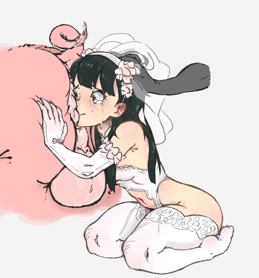 1boy 1girls amagi_yukiko anilingus beast_rimming bestiality_marriage big_anus big_balls black_hair bridal_gloves bridal_lingerie bridal_stockings bridal_veil bride crying female female_human female_on_feral feral feral_on_female feral_on_human forced forced_marriage forced_rimming garter_straps hands_on_ass heavylinsa huge_balls human human_on_feral lingerie male male/female male_anilingus marriage married_to_feral nose_to_anus one_eye_closed persona persona_4 pig porcine rimjob rimming straight tears thick_thighs wedding_dress wide_hips zoophilia