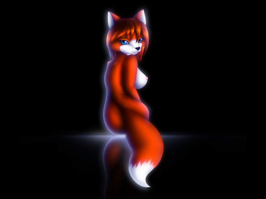 anthro female_only fox furry furry_breasts pinup whitmaverick