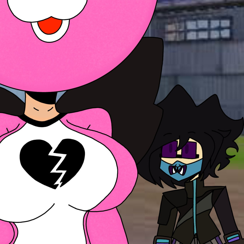 big_breasts black_hair cuddle_team_leader dark_hair fortnite original_character tagme xxpxx