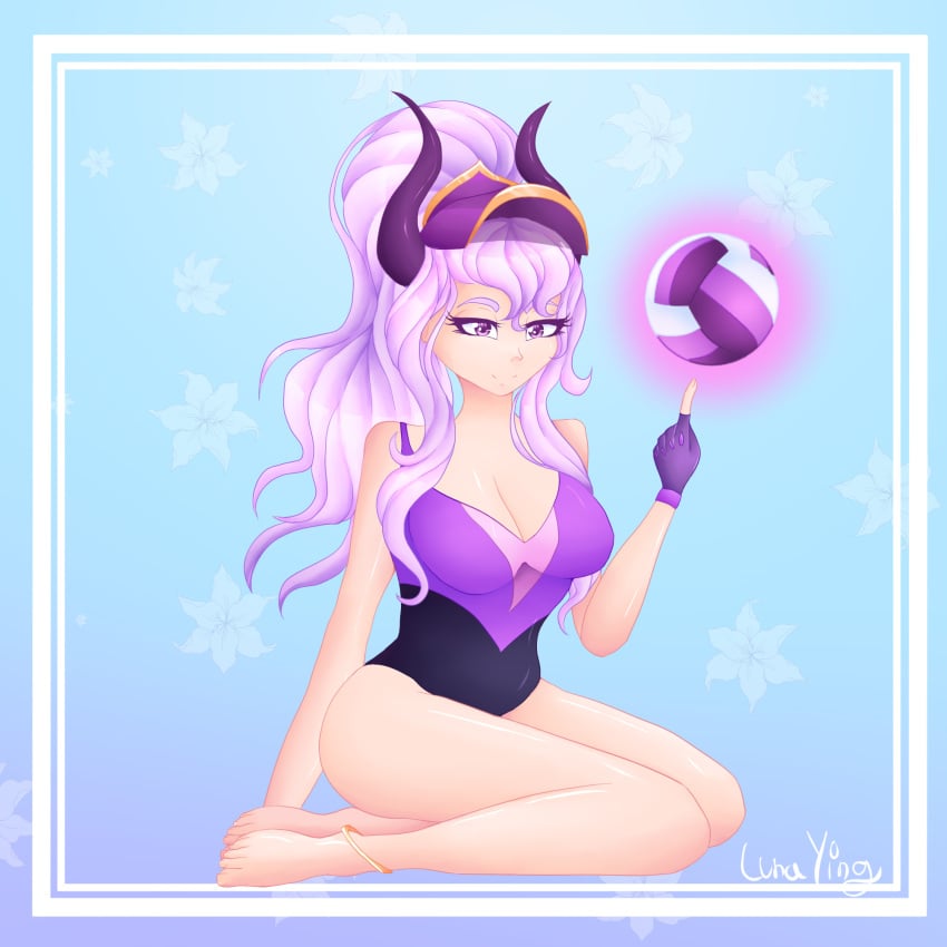 2020 big_breasts breasts league_of_legends lunaying nipples nude nude_female pool_party_series pool_party_syndra riot_games syndra