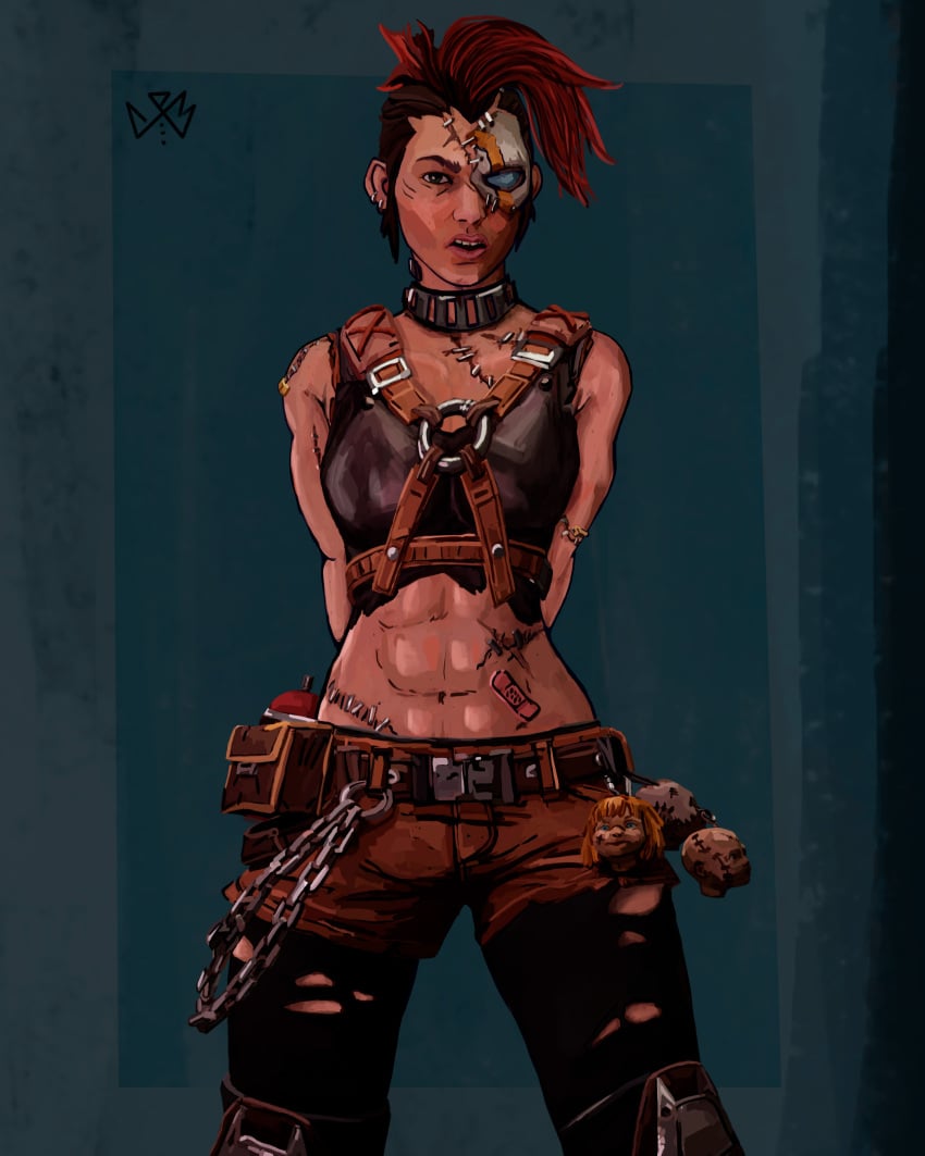 1girls armapurk7 borderlands female female_only new_tales_from_the_borderlands scar self_upload stapleface staples tagme tales_from_the_borderlands