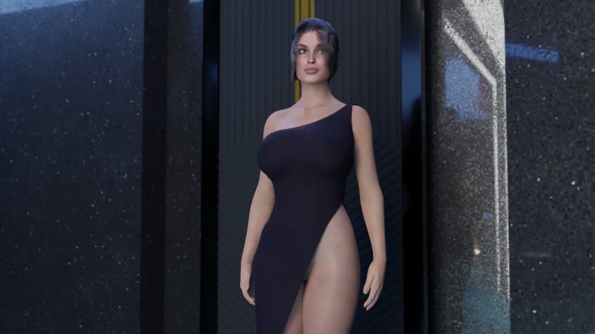 3d comic female high_slit_dress lara_croft lara_croft_(angelina_jolie) monster rape sextus400 tagme tomb_raider