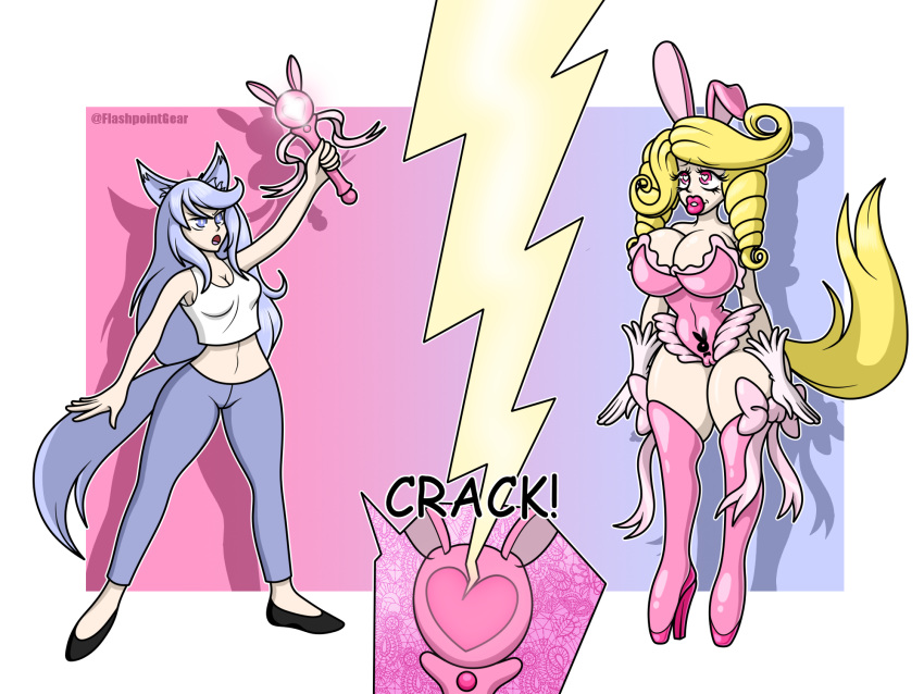 bimbofication brainwashing female flashpoint_gear_(artist) transformation