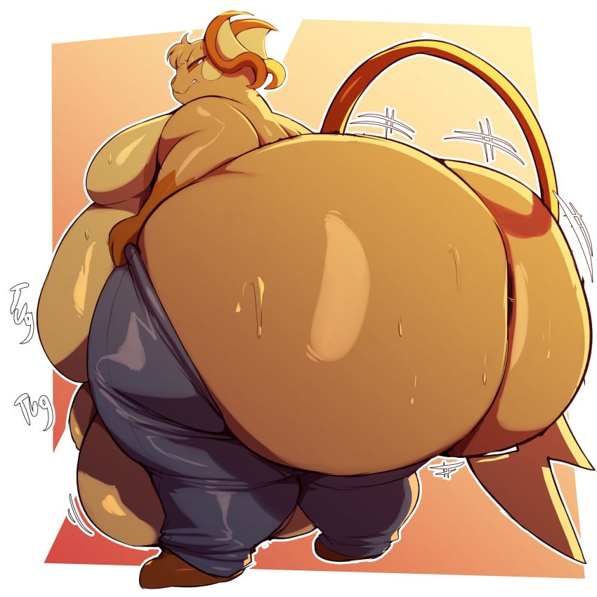 big_ass bubble_butt huge_ass male obese pokemon pokemon_(species) raichu thick_thighs trinity-fate62 widescreen