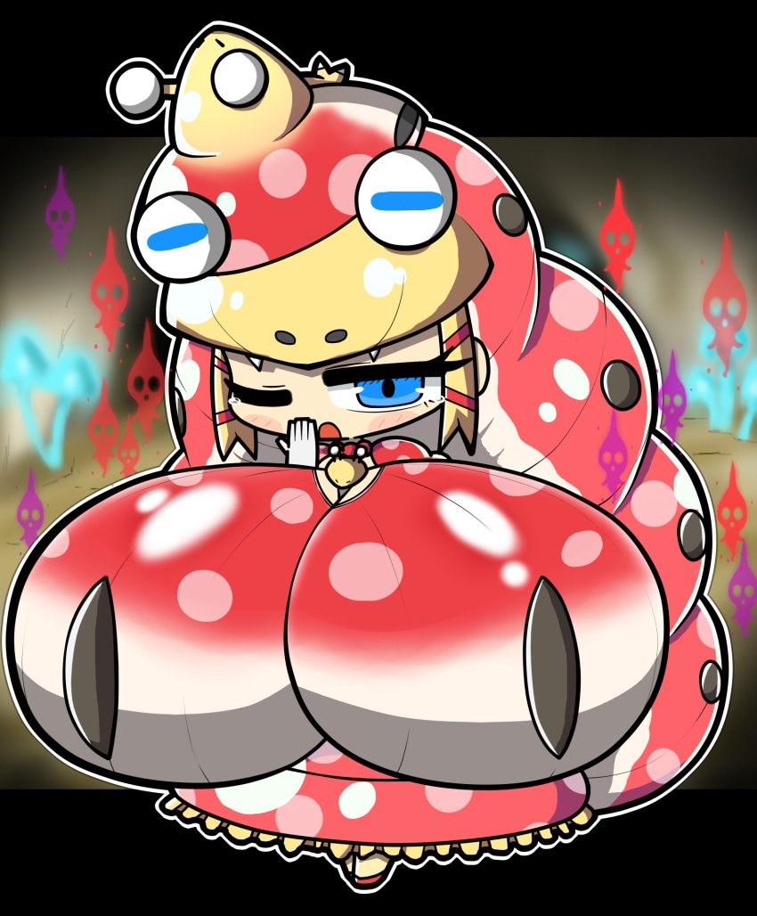 2023 a artist_request empress_bulblax gigantic_breasts gijinka huge_breasts massive_breasts nintendo pikmin