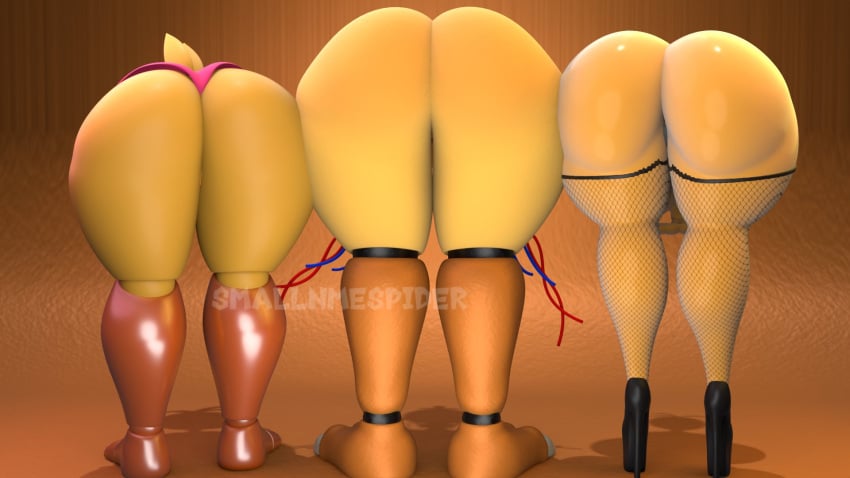 16:9 animatronic anthro ass avian bent_over big_breasts big_butt bird breasts butt_size_difference chica_(fnaf) clothing digital_media_(artwork) female five_nights_at_freddy's five_nights_at_freddy's_2 footwear group hi_res high_heels huge_butt humanoid machine panties presenting presenting_hindquarters robot robot_humanoid scottgames simple_background smallnmespider take_your_pick thick_thighs toy_chica toy_chica_(fnaf) trio underwear watermark wide_hips widescreen withered_chica