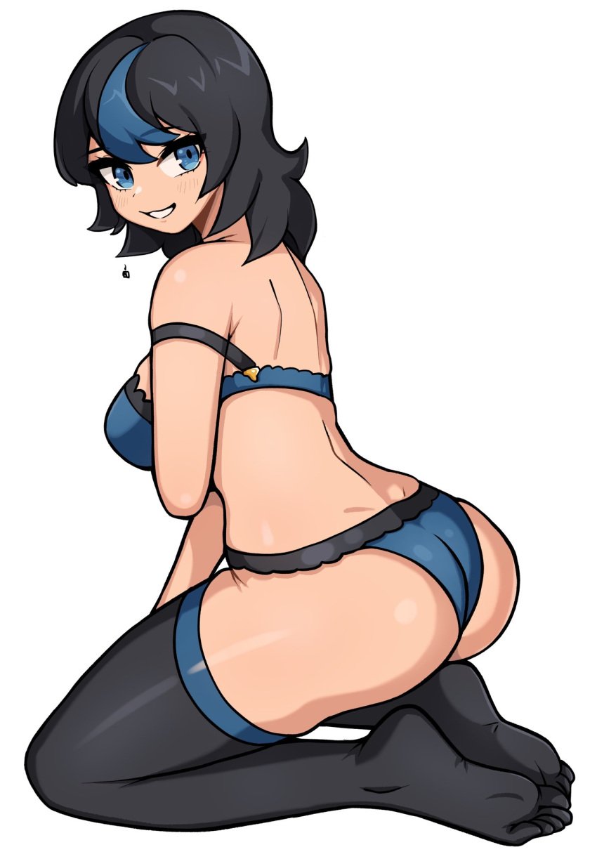 ass bra female female_only oc oninuer original original_character panties solo