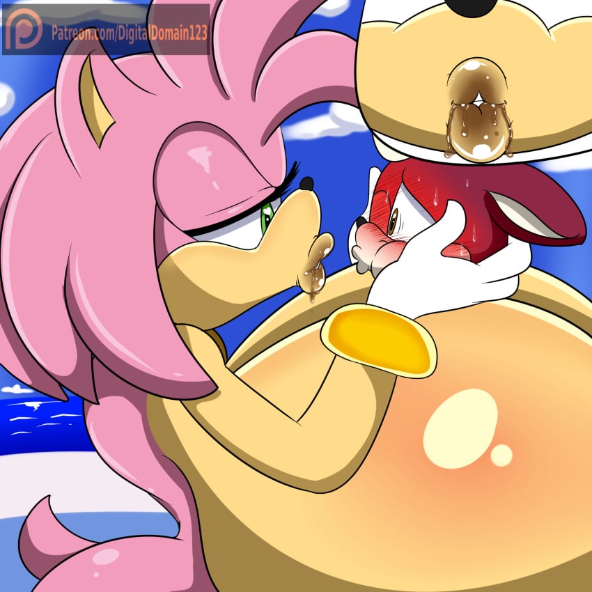 1boy 1boy1girl 1girls absurd_res absurd_resolution absurdres alternate_version_available amy_rose anthro anthro_on_anthro anthro_only ara_ara ass assertive_female bedroom_eyes big_breasts bigger_female blush bracelet bracelets breasts busty chip_(sonic) chocolate curvy curvy_female curvy_figure digitaldomain123 dominant_female eyelashes female femdom food gloves green_eyes half-closed_eyes hedgehog hedgehog_humanoid hetero hi_res high_resolution highres huge_breasts hyper hyper_breasts imminent_kiss large_breasts larger_female light_gaia long_eyelashes male male/female malesub massive_breasts medium_hair narrowed_eyes pink_hair puckered_lips seductive_eyes seductive_look sega shiny shiny_breasts shiny_skin short_hair shorter_male sideboob size_difference smaller_male smaller_male_larger_female sonic_(series) sonic_the_hedgehog_(series) sonic_unleashed straight submissive_male sweets tagme tail voluptuous voluptuous_female white_gloves