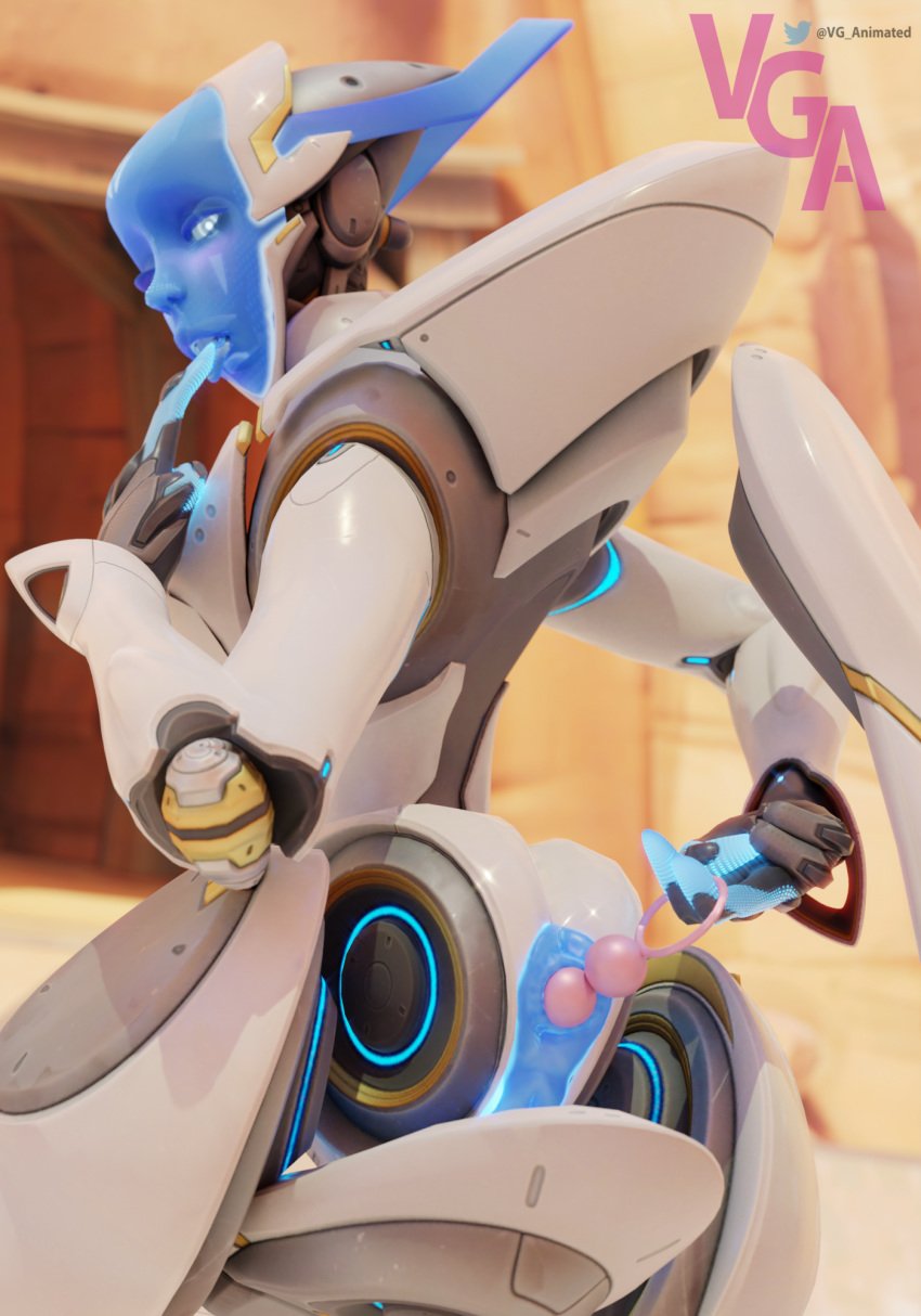 3d anal_beads echo_(overwatch) overwatch tongue_out vganimated