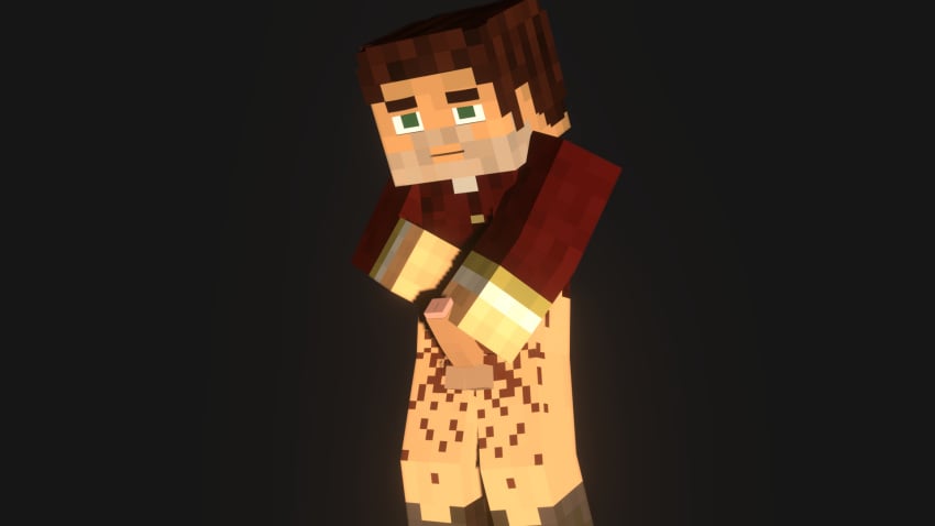 body_hair chest_hair clothed clothed_male gpboss358 male male_only minecraft penis songs_of_war sulliman