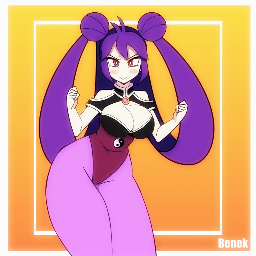 1:1 1girls animated ass_shake benek big_breasts breasts cleavage dancing female female_only grape_(greatdragonad) hips huge_breasts jiggle large_breasts looking_at_viewer original original_character solo solo_female thick thick_thighs thighs voluptuous wide_hips