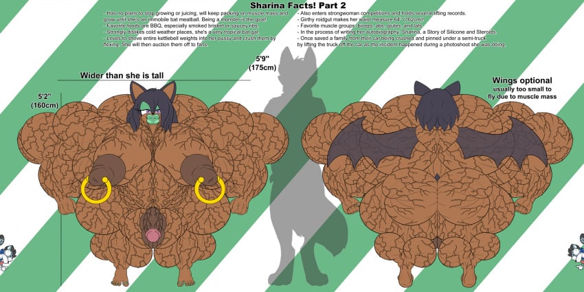 2024 abs animate_inanimate anthro areola ass bat bat_wings big_breasts big_butt big_clitoris big_muscles big_nipples big_pussy black_hair breasts clitoris colored_nails dark_areola dark_body dark_nipples dark_skin doll english_text erect_nipples eyeshadow fan_character feet felid female genitals green_eyeshadow green_lips green_nails green_toenails hair hi_res huge_breasts huge_butt huge_clitoris huge_muscles humanoid_feet hyper hyper_breasts hyper_butt hyper_clitoris hyper_genitalia hyper_muscles hyper_pussy lips living_doll makeup mammal membrane_(anatomy) membranous_wings model_sheet muscular muscular_female nails nipple_piercing nipple_ring nipples pantherine piercing plantigrade purple_eyes pussy pyrohawk ring_piercing sega sharina_(pyrohawk) size_difference snow_leopard solo solo_focus sonic_(series) sonic_the_hedgehog_(series) tagme text thick_lips toenails toes vein veiny_belly veiny_breasts veiny_butt veiny_clitoris veiny_muscles veiny_pussy veiny_wings wings yusuke_plush