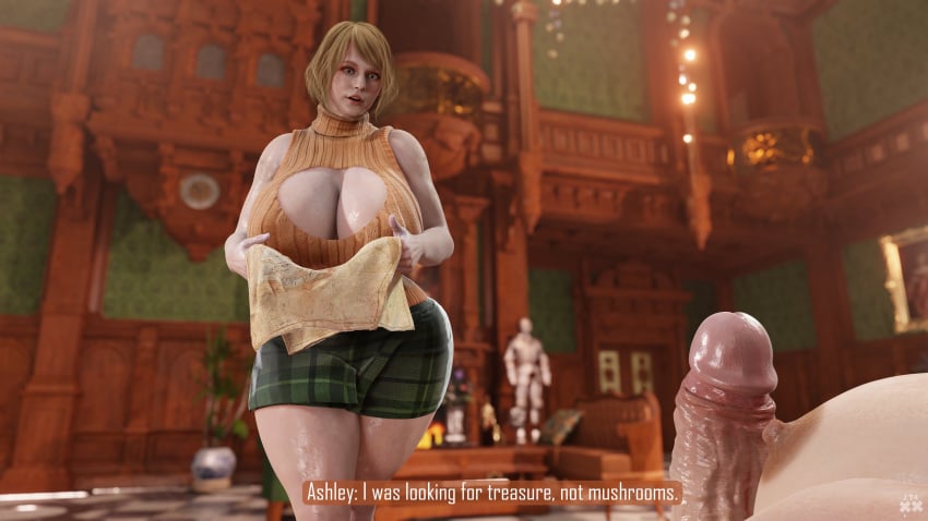 3d ada_wong ashley_graham ashley_graham_(ella_freya) futa_with_female futanari jarri34 resident_evil resident_evil_4_remake