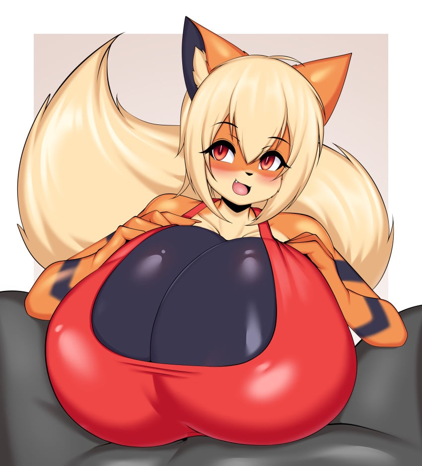 absurd_res anthro arcanine breast_play breasts clothed clothed_sex clothing duo female generation_1_pokemon hanna_(argo357) hi_res holding_breast male male/female nintendo open_mouth orange_body paizuri pokemon pokemon_(species) sex striped_body stripes tagme tail tailzkim titfuck titjob