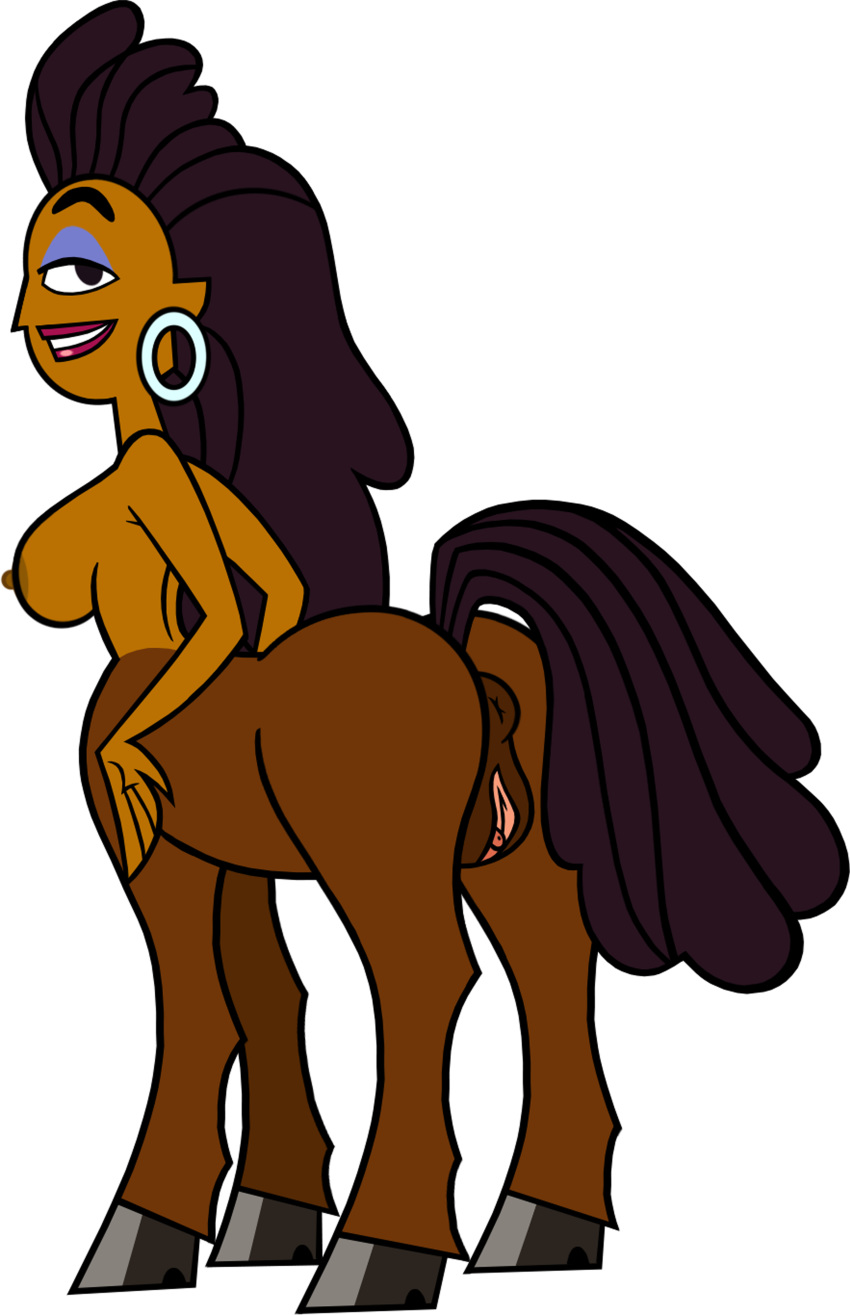 1girls animal_genitalia_on_humanoid anne_maria_(tdi) centaur centauress elinor_the_witch ellissummer equid_taur hornyhobbit horse_anus_on_humanoid horse_pussy_on_humanoid mother-of-trolls taur total_drama:_revenge_of_the_island total_drama_island