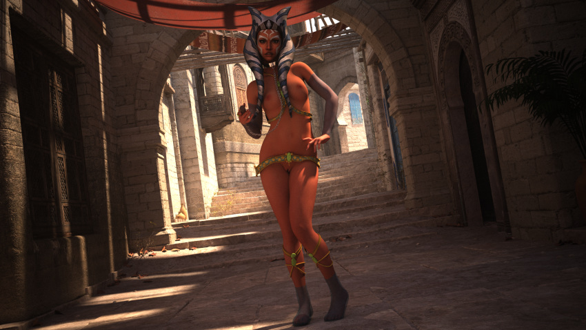 1girls 3d aged_up ahsoka_tano alexbridger alien alien_girl alley armwear background bondage breasts chain_leash chained chains clone_wars clothing collar day detailed_background facial_markings female female_focus female_only femsub footwear full_body functionally_nude hand_on_hip headband headgear holding_leash horn jewelry leash legwear looking_at_viewer markings medium_breasts naked nipples nipples_visible_through_clothing nude nude_female orange_hair orange_skin outdoor_nudity outdoors outside partially_clothed pose posing pussy road see-through see-through_clothing sex_slave shaved_pussy slave slave_ahsoka slave_clothes slave_collar slave_outfit socks solo standing star_wars star_wars_rebels submissive tentacle tentacle_hair the_clone_wars:_season_four togruta zygerria