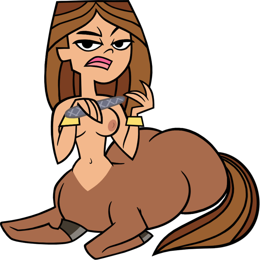 1girls centaur centauress elinor_the_witch ellissummer equid_taur hornyhobbit mother-of-trolls taur taylor_(tdi) the_ridonculous_race total_drama_island