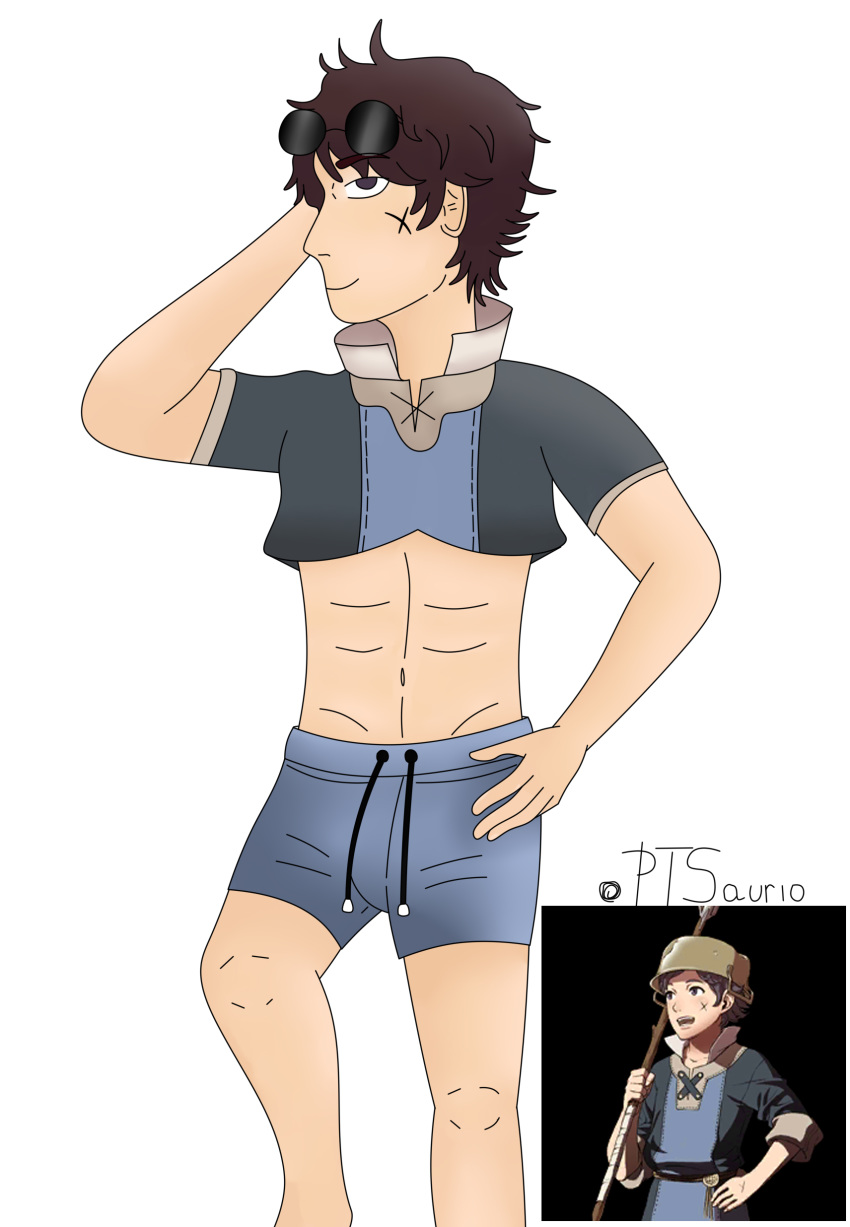 1boy brown_eyes brown_hair donnel_(fire_emblem) fire_emblem fire_emblem_awakening male_only nintendo ptsaurio solo solo_male